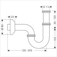 HANSGROHE SIFON LAVABO